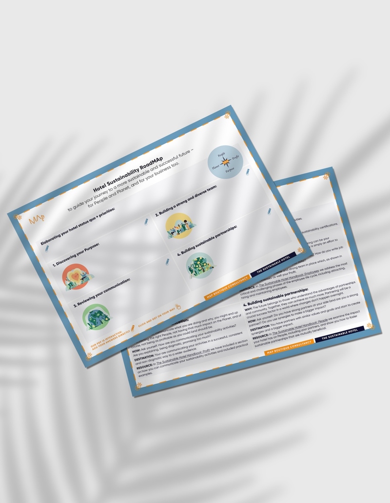 MAp Boutique Consultancy Hotel Sustainability RoadMAp